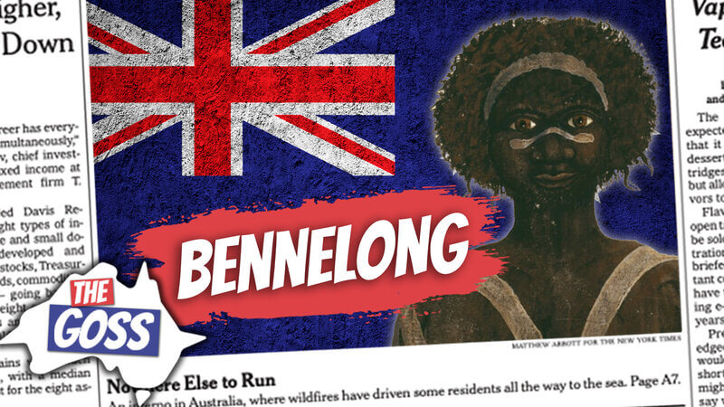 pete smissen, aussie english podcast, learn english australia, who is bennelong australia, famous aboriginal australians, Woollarawarre Bennelong