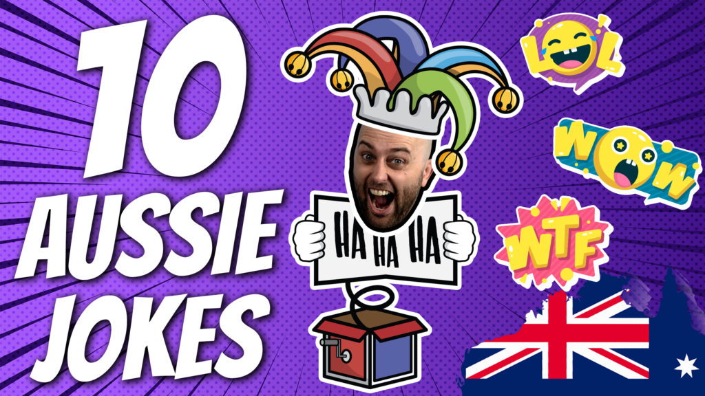 pete smissen, host of aussie english podcast, 10 australian english jokes, pun jokes, pete smissen funny jokes, pete smissen weekly funny jokes